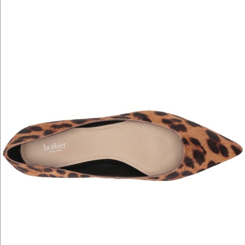 Botkier Women's Annika Pointy Toe Leopard Flat